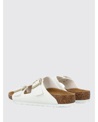 Birkenstock Arizona TwoStrap Sandal Cork Footbed Kids White Shoes