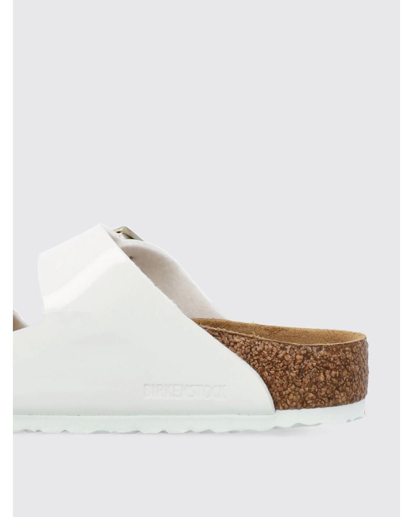 Birkenstock Arizona TwoStrap Sandal Cork Footbed Kids White Shoes