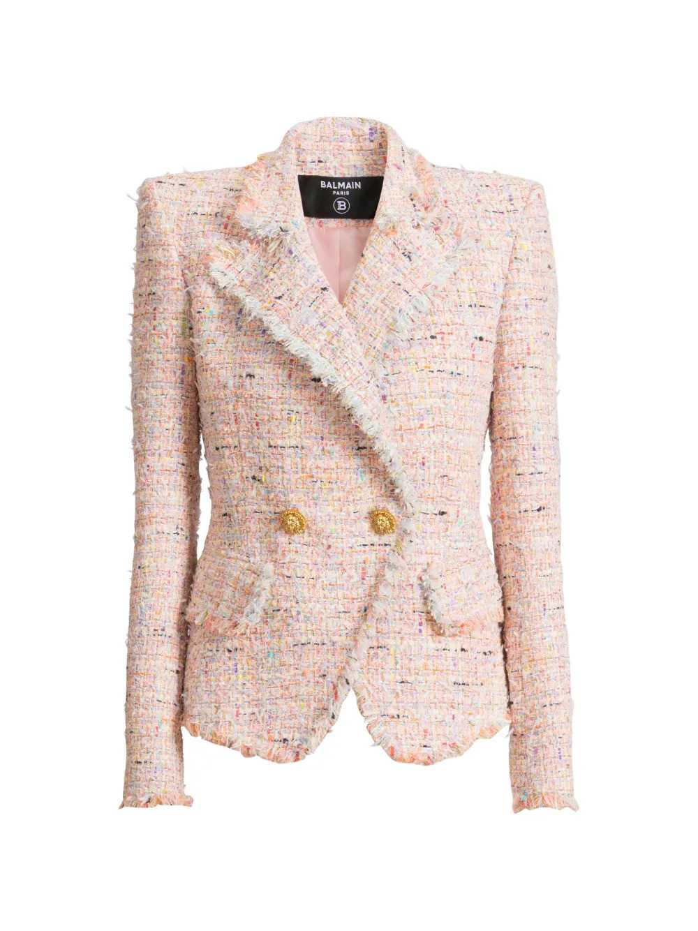 Balmain Women Two-Button Tweed Jacket