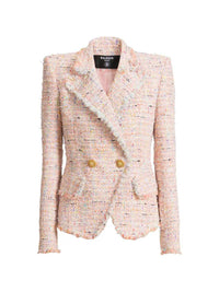 Balmain Women Two-Button Tweed Jacket