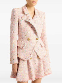Balmain Women Two-Button Tweed Jacket