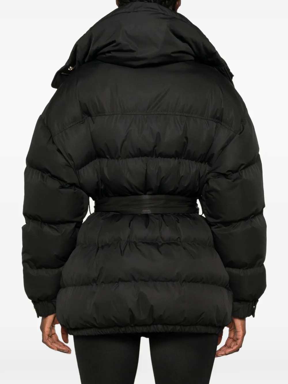 Balmain Women Belted Padded Jacket
