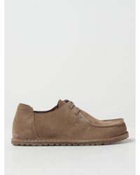 Birkenstock Suede LaceUp Loafers Men Grey