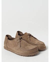 Birkenstock Suede LaceUp Loafers Men Grey