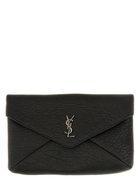 SAINT LAURENT Saint Laurent Men Pochette Envelope Cassandre Large