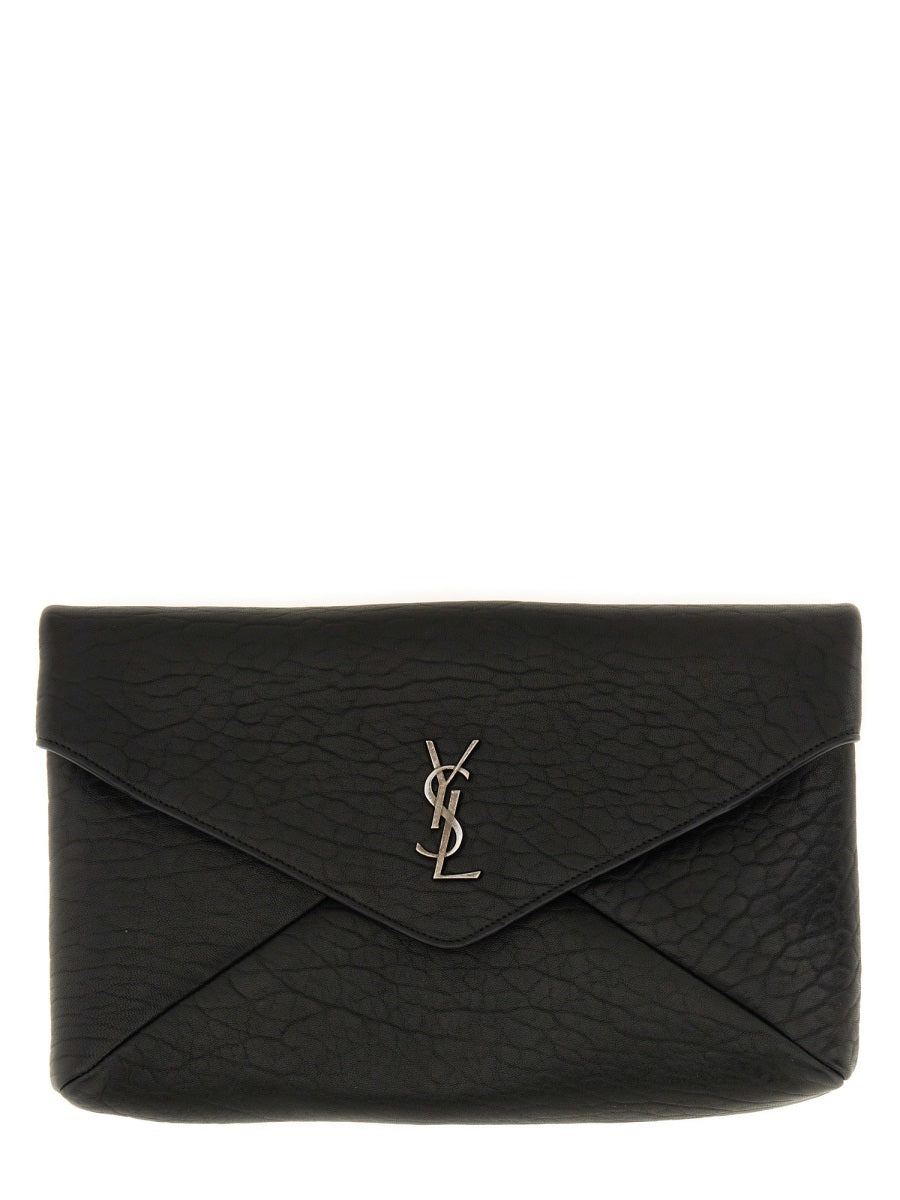 SAINT LAURENT Saint Laurent Men Pochette Envelope Cassandre Large