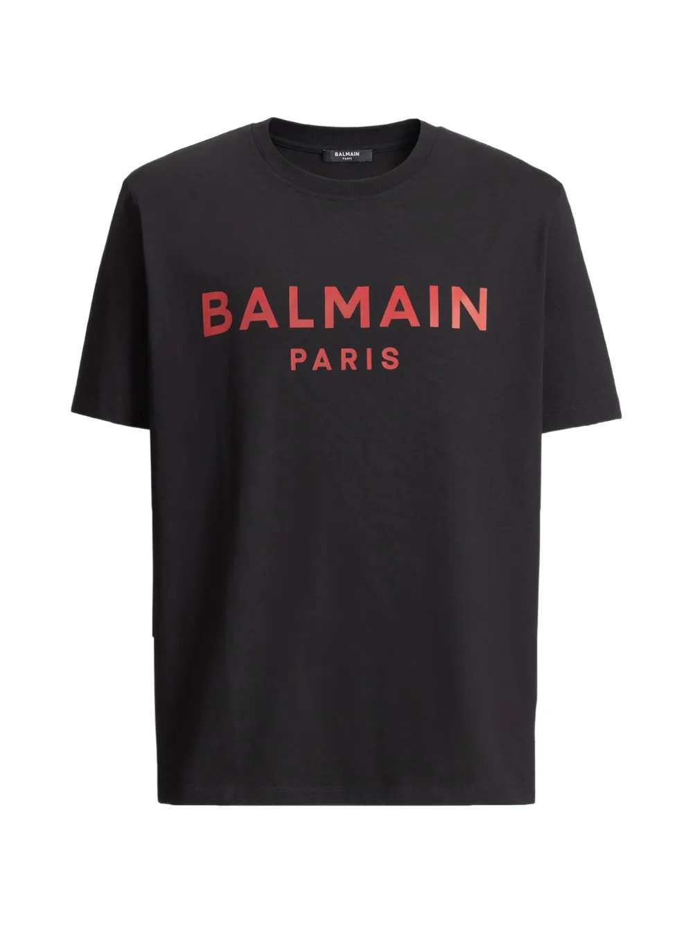 Balmain Men Balmain Paris Print T-Shirt