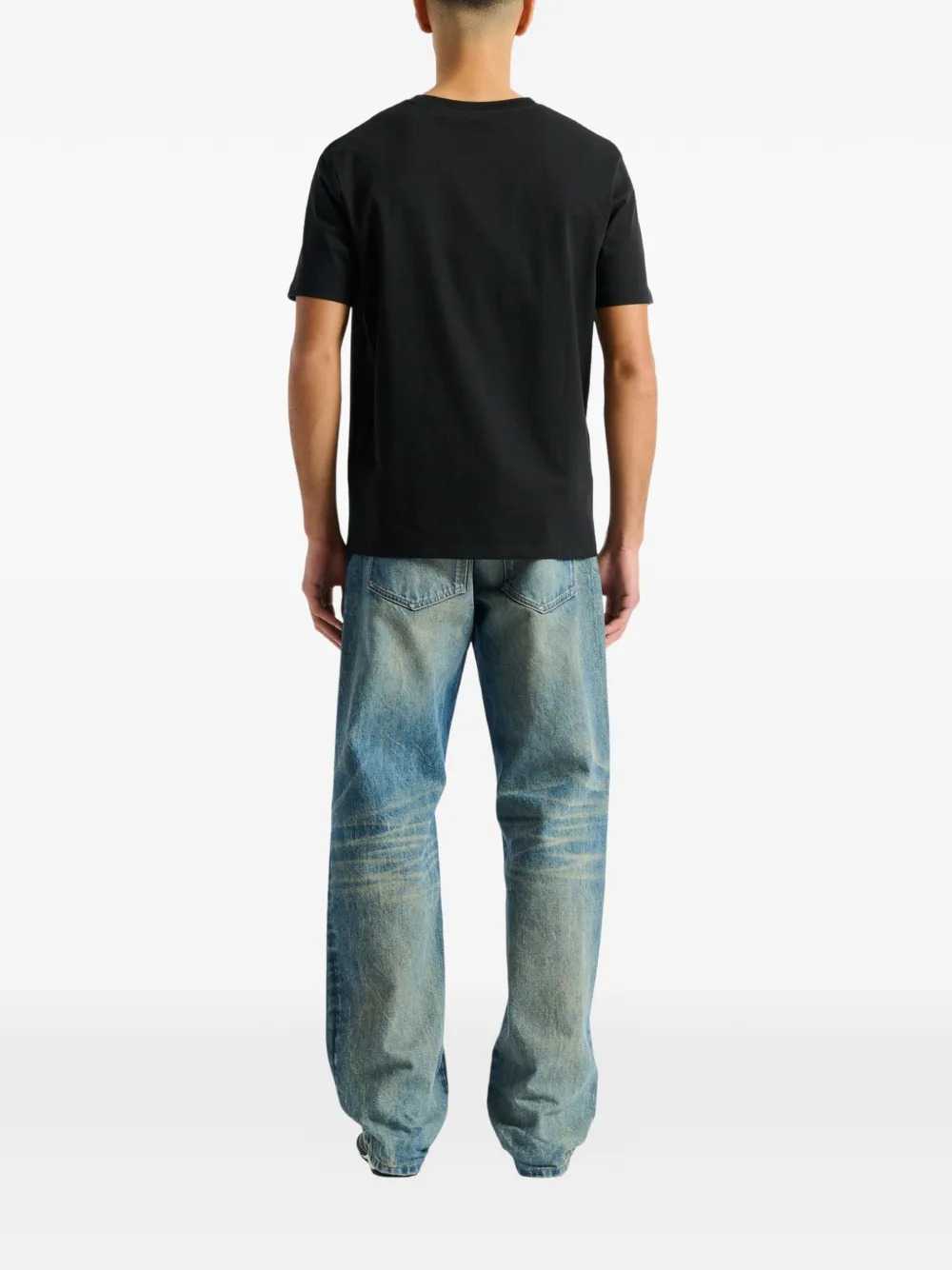 Balmain Men Balmain Paris Print T-Shirt
