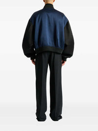 BALMAIN Balmain Men Satin Military Bomber Jacket