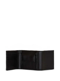Balmain Men Smooth Leather Tri-Fold Wallet
