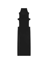 Courreges Women High-Neck Maxi Dress With Cut-Outs