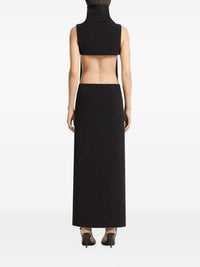 Courreges Women High-Neck Maxi Dress With Cut-Outs