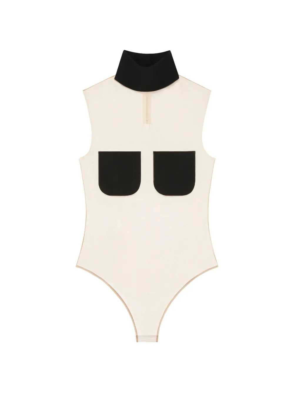 Courreges Women Bodysuit With Illusion-Effect Pockets
