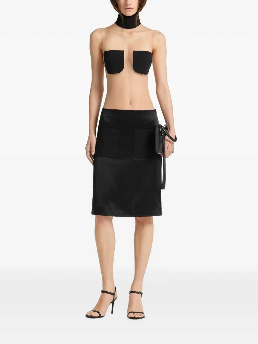 Courreges Women Bodysuit With Illusion-Effect Pockets