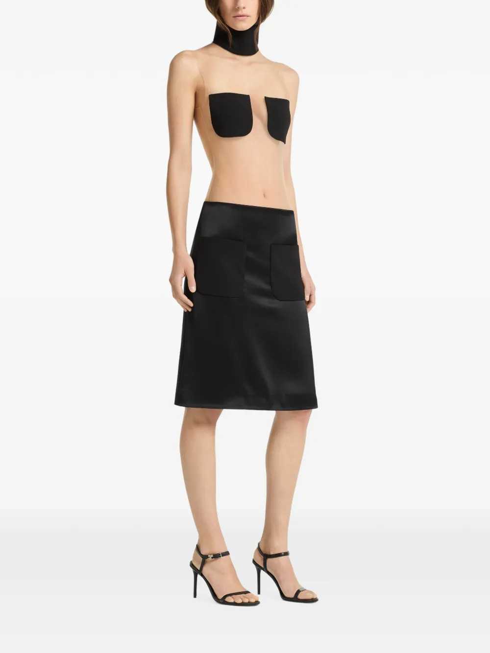 Courreges Women Bodysuit With Illusion-Effect Pockets