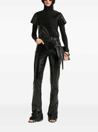 Courreges Women Vinyl-Detail T-Shirt With Pocket