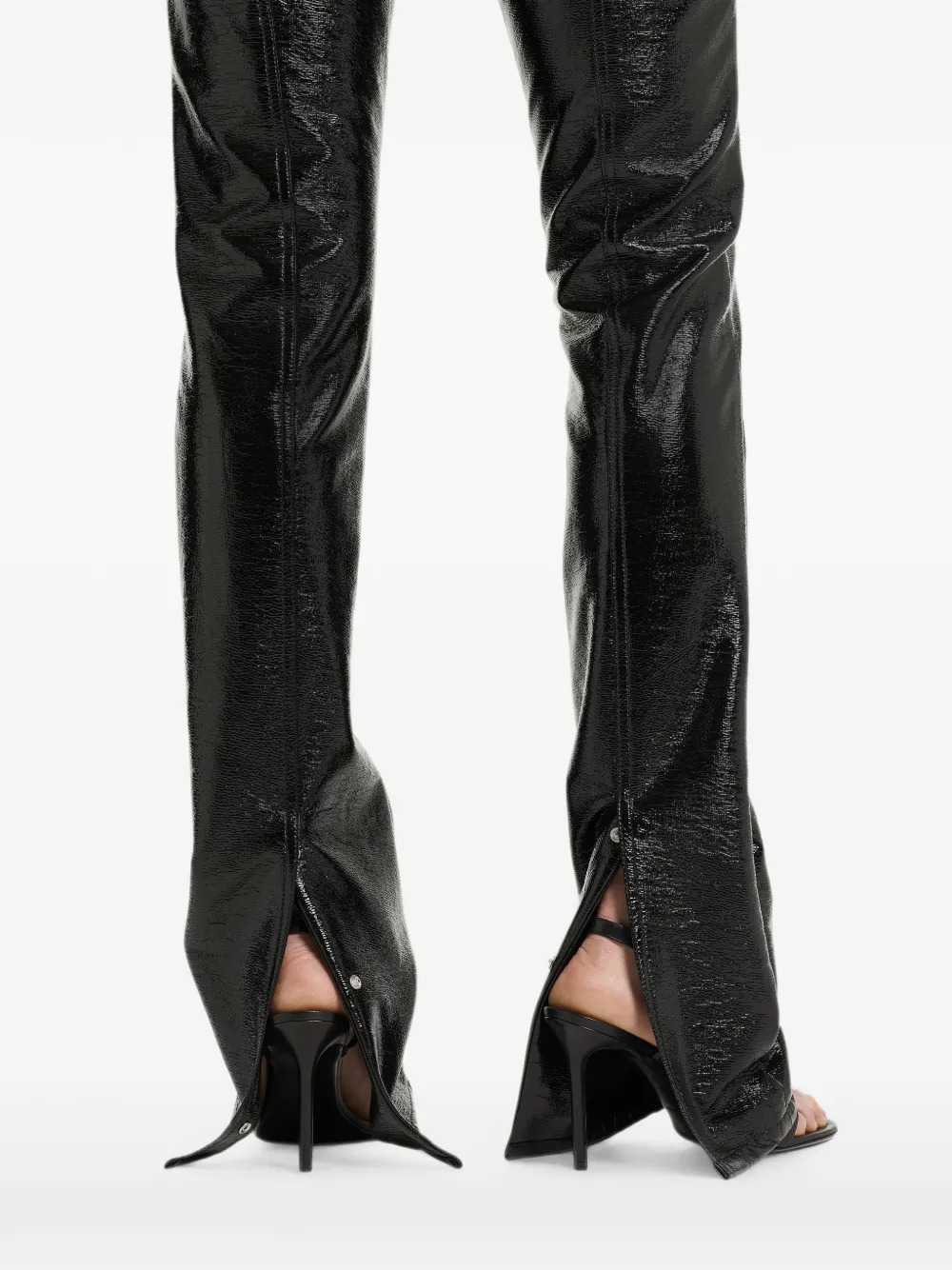 Courreges Women Straight-Leg Vinyl Trousers
