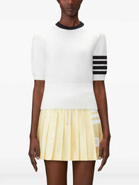 Thom Browne Women Hector Jersey T-Shirt With 4-Bar Detail