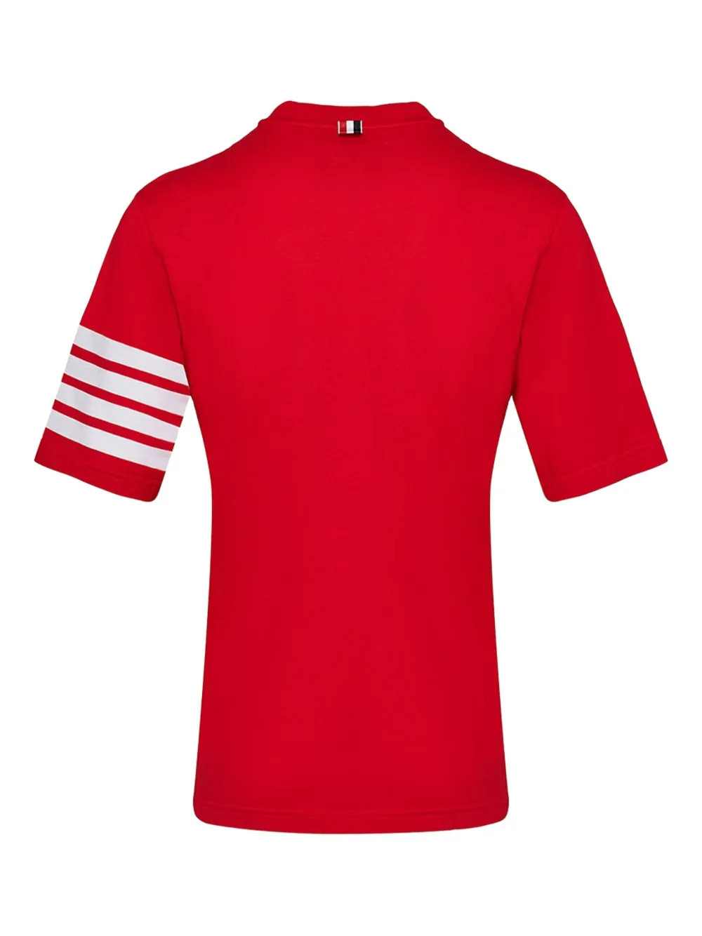 Thom Browne Men T-Shirt With 4-Stripe Detail