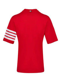 Thom Browne Men T-Shirt With 4-Stripe Detail