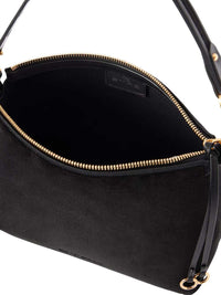Etro Women Hobo-Style Shoulder Bag, Size S, In Velvet, 22X15x10