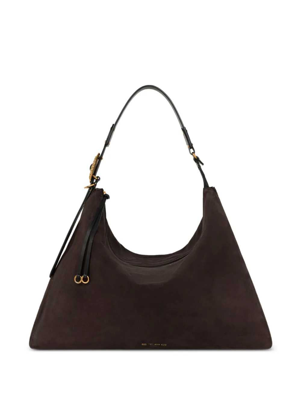 Etro Women Large Rosette Suede Bag