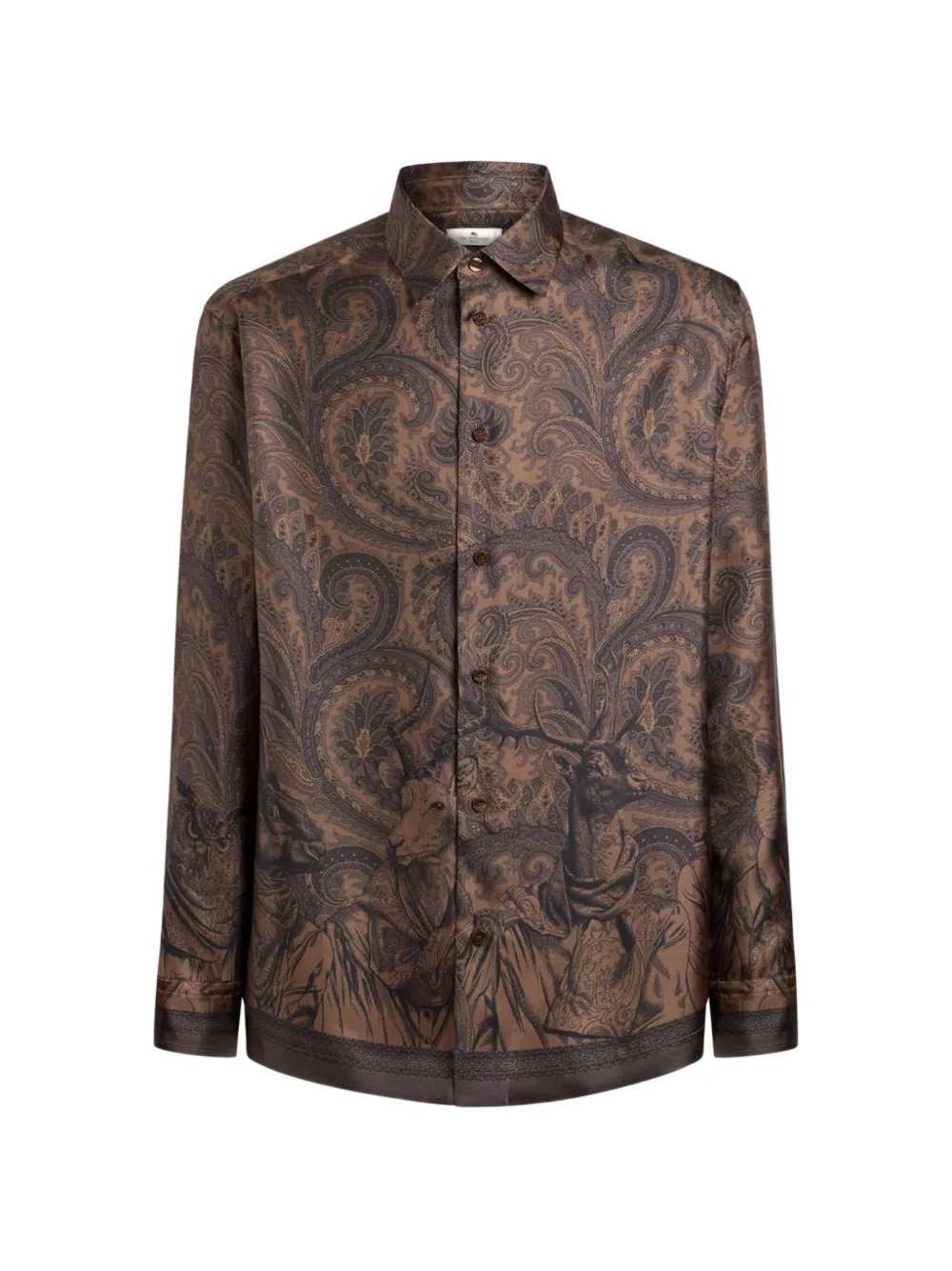 Etro Men Camicia A Maniche Lunghe Facile