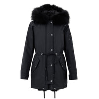 Moose Knuckles Moose Knuckles Black Cotton Women's Parka