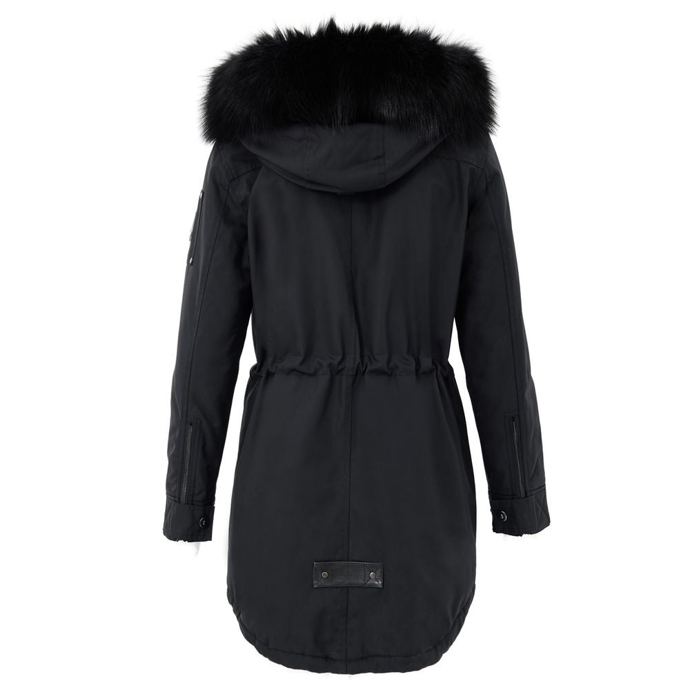 Moose Knuckles Moose Knuckles Black Cotton Women's Parka