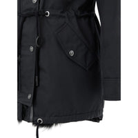 Moose Knuckles Moose Knuckles Black Cotton Women's Parka
