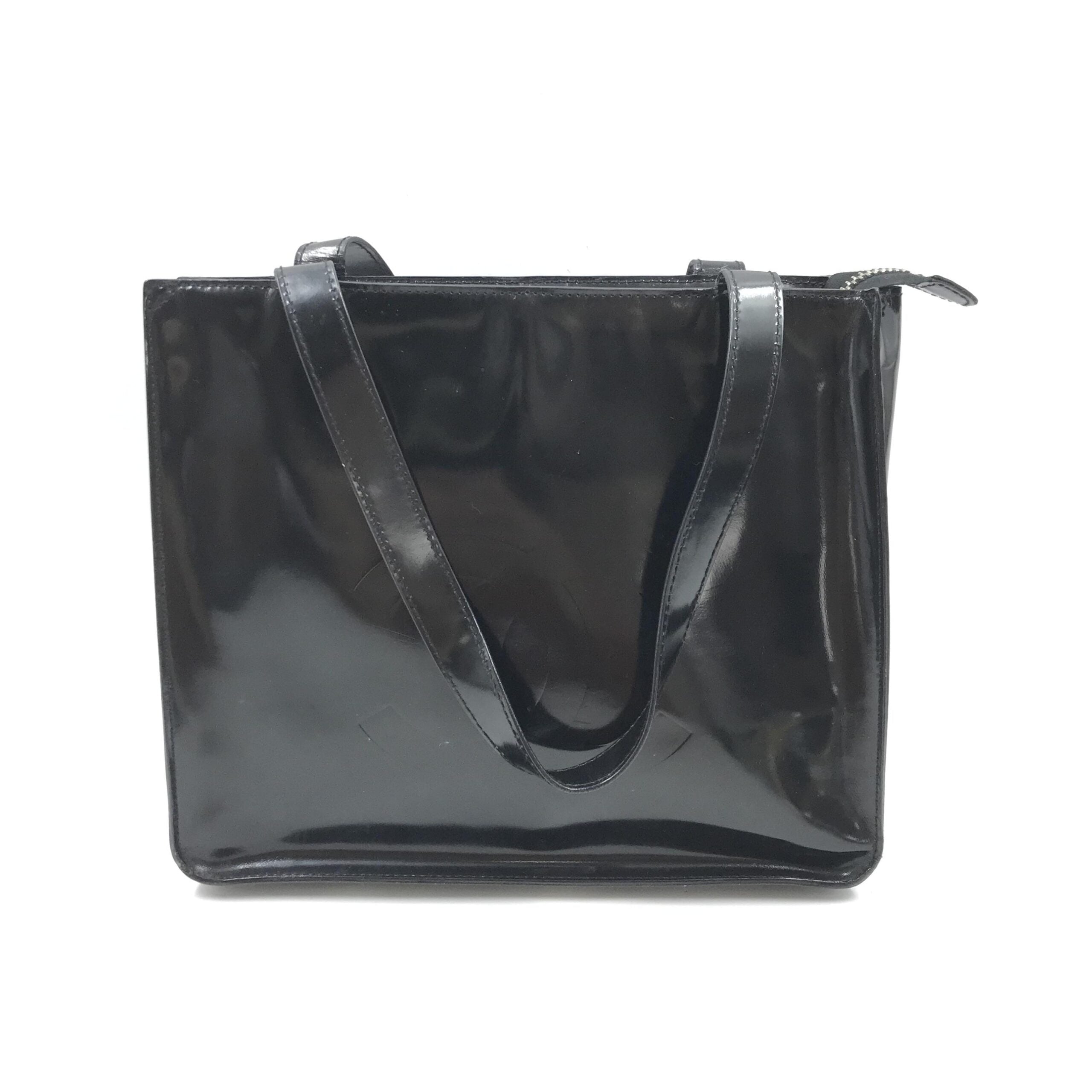 Chanel Black Patent Leather Women's Tote (Authentic Pre-Loved)