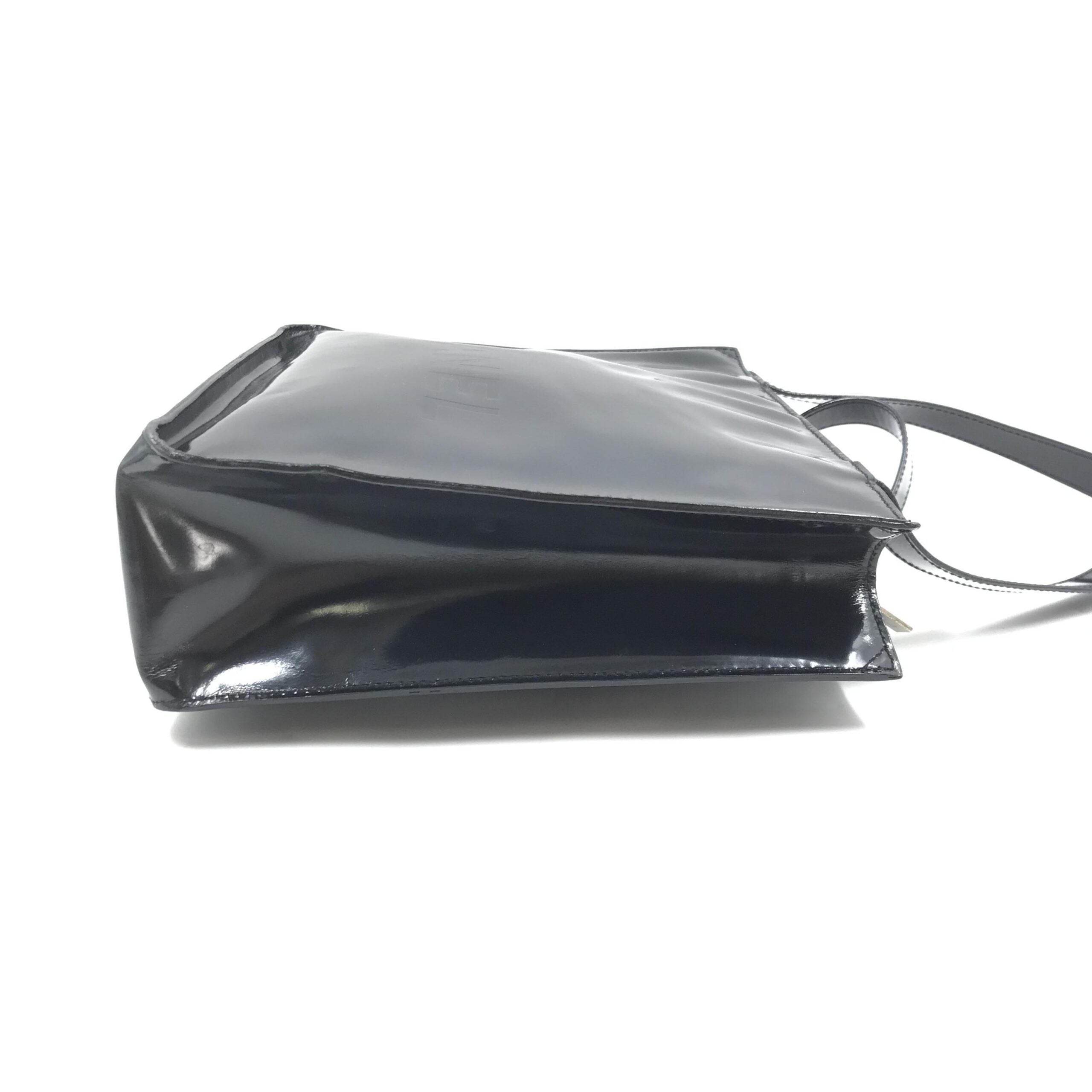 Chanel Black Patent Leather Women's Tote (Authentic Pre-Loved)