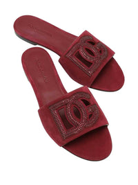 Dolce & Gabbana Women Crystal-Embellished Sandals