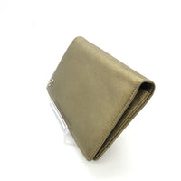 Chanel Gold Tone Caviar Leather Bifold Women's Wallet (Authentic Pre-Loved)