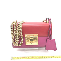 Gucci Padlock Crossbody Shoulder Bag In Women's Pink (Authentic Pre-Loved)