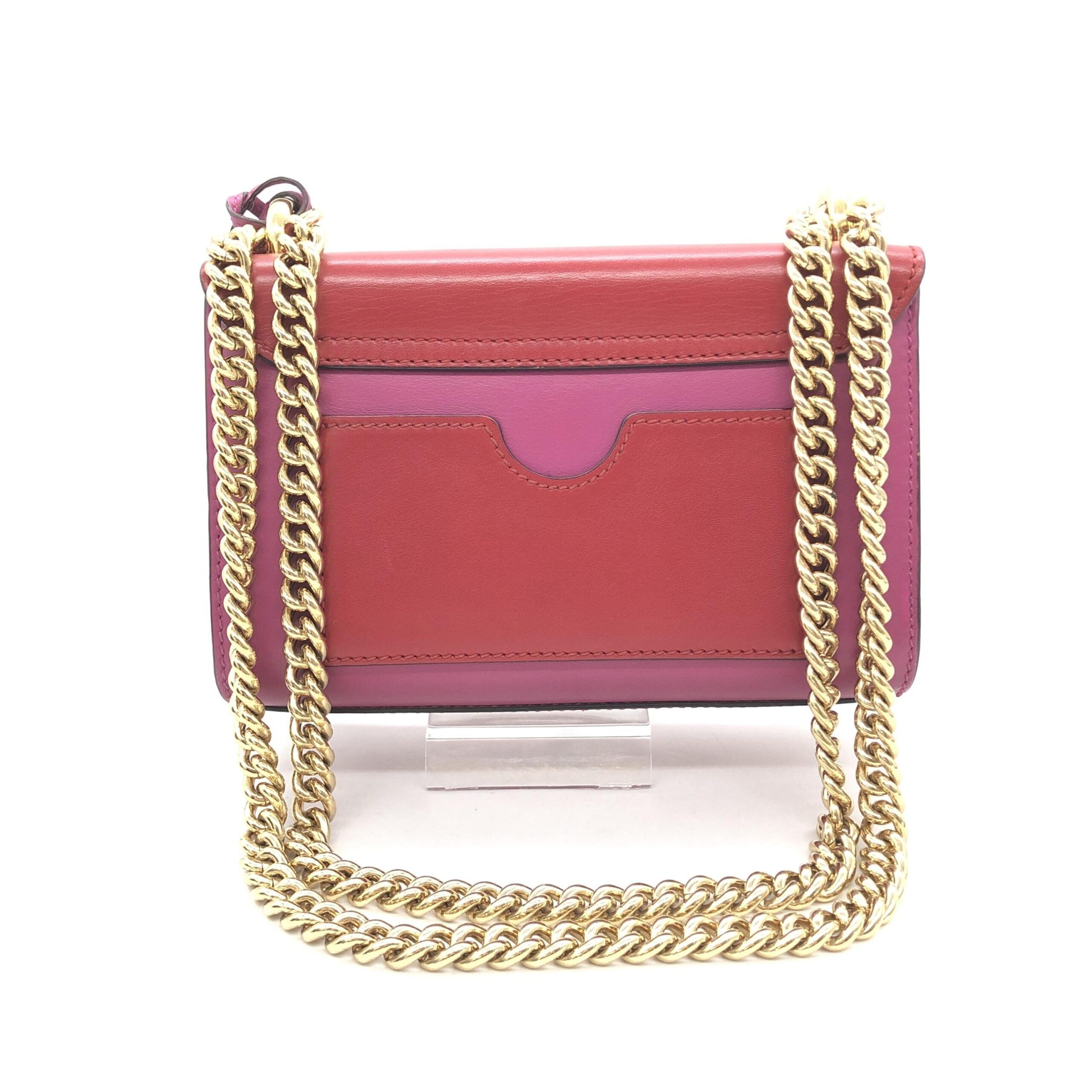 Gucci Padlock Crossbody Shoulder Bag In Women's Pink (Authentic Pre-Loved)