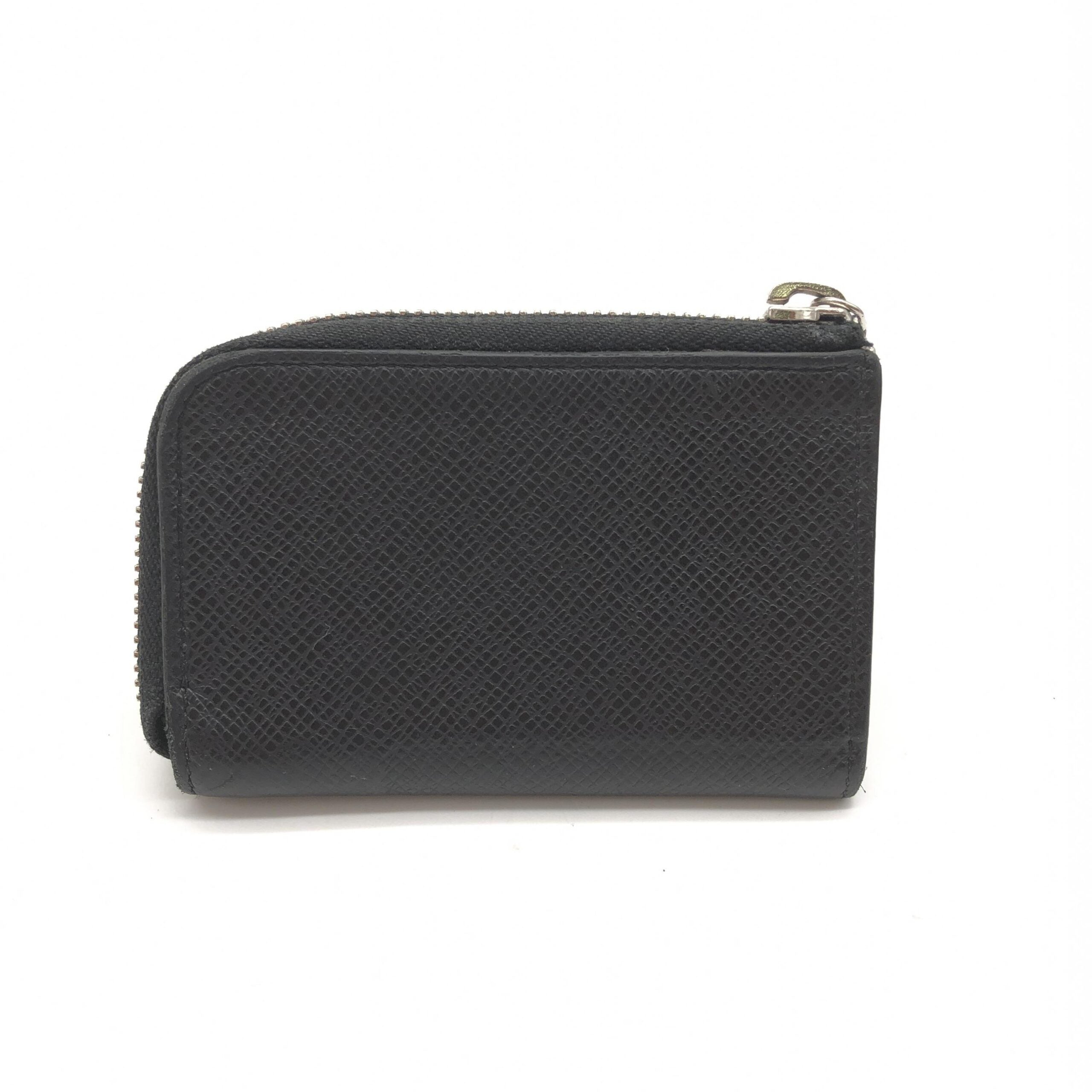 Louis Vuitton Taiga Zippy Coin Purse In Women's Black (Authentic Pre-Loved)