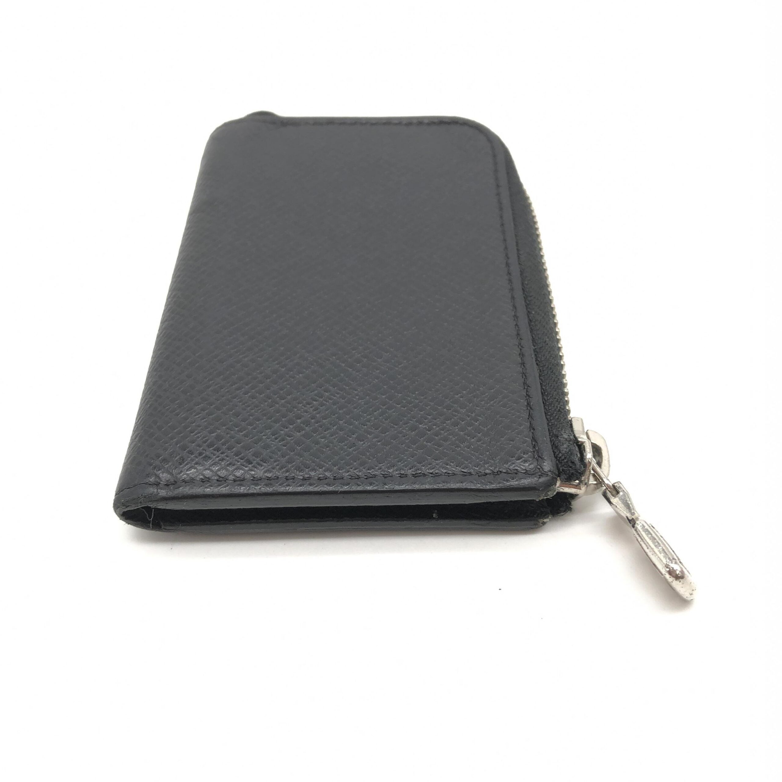 Louis Vuitton Taiga Zippy Coin Purse In Women's Black (Authentic Pre-Loved)
