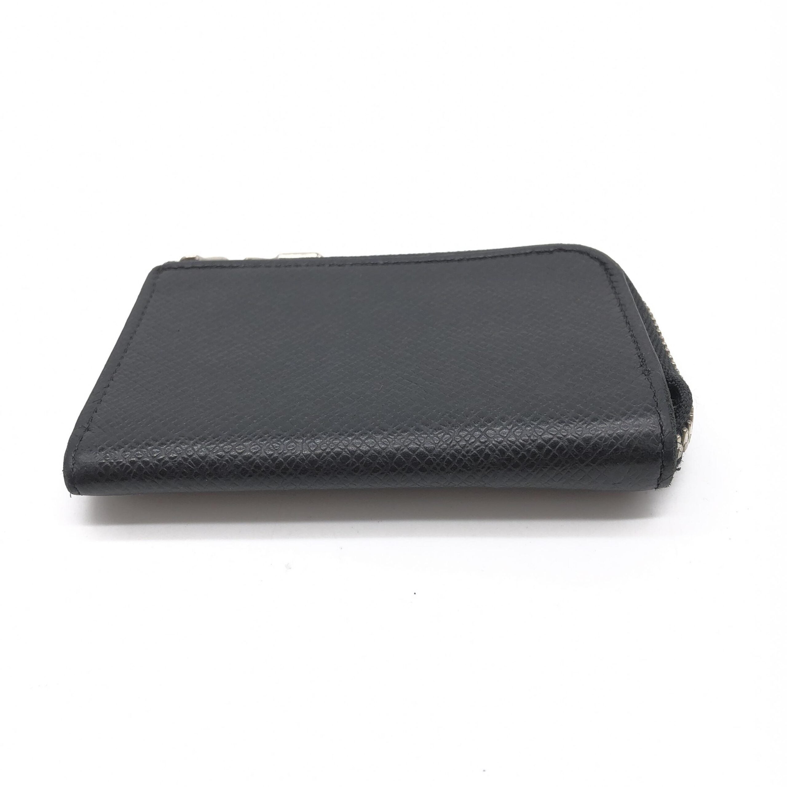 Louis Vuitton Taiga Zippy Coin Purse In Women's Black (Authentic Pre-Loved)