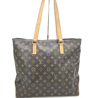 Louis Vuitton Monogram Cabas Mezzo Tote Women's Handbag (Authentic Pre-Loved)