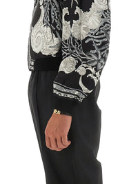 Versace Men Reversible Baroque Sea Jacket