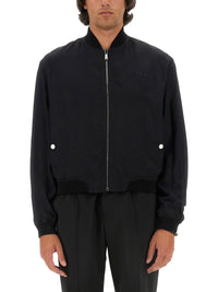 Versace Men Reversible Baroque Sea Jacket