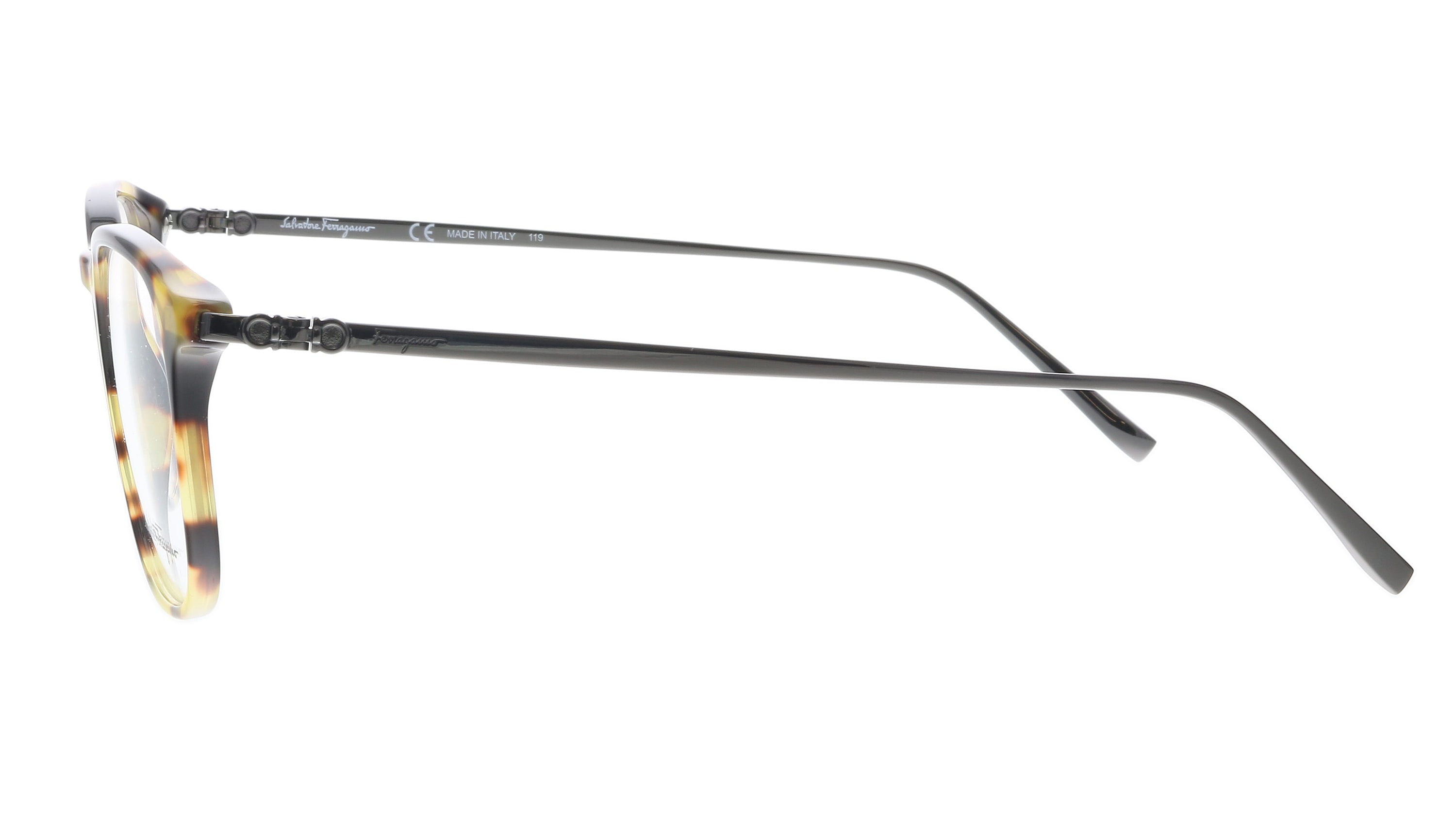 Salvatore Ferragamo Vintage Tortoise Rectangle SF2846 281 Eyeglasses