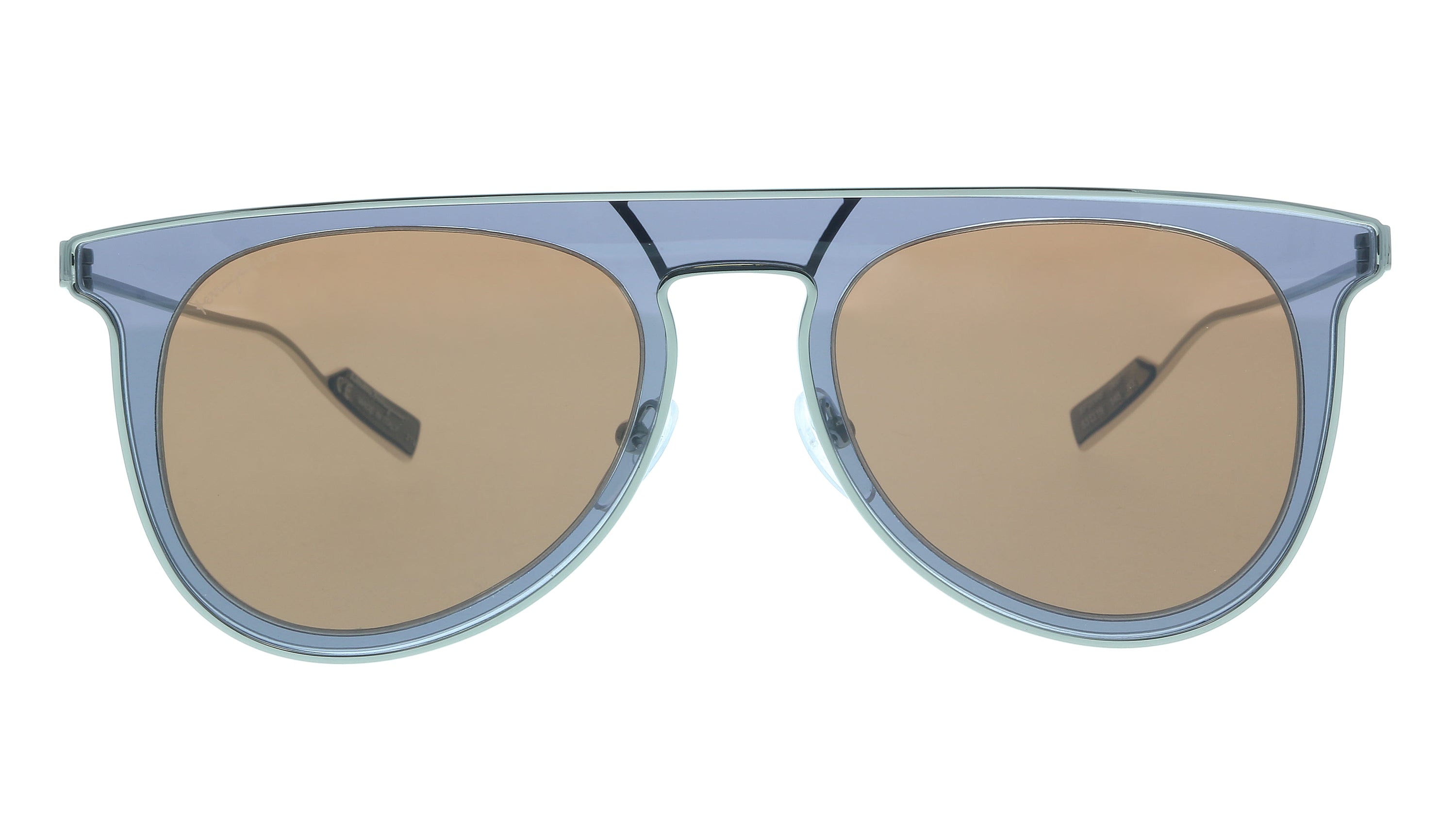Salvatore Ferragamo Grey Aviator SF209S 060 Sunglasses