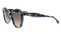 Salvatore Ferragamo Taupe Havana Rectangle SF941S 282 Sunglasses