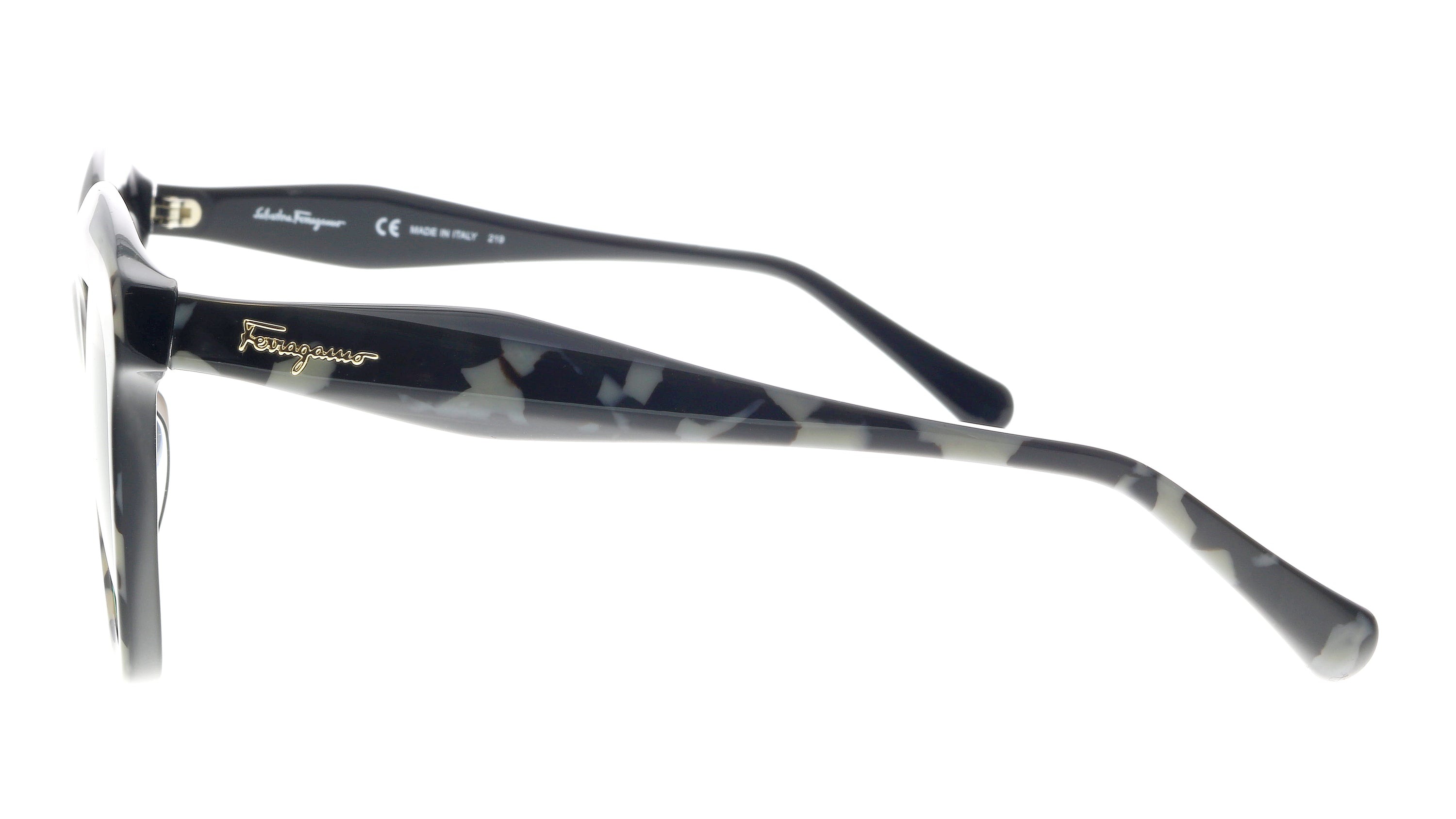 Salvatore Ferragamo Taupe Havana Rectangle SF941S 282 Sunglasses