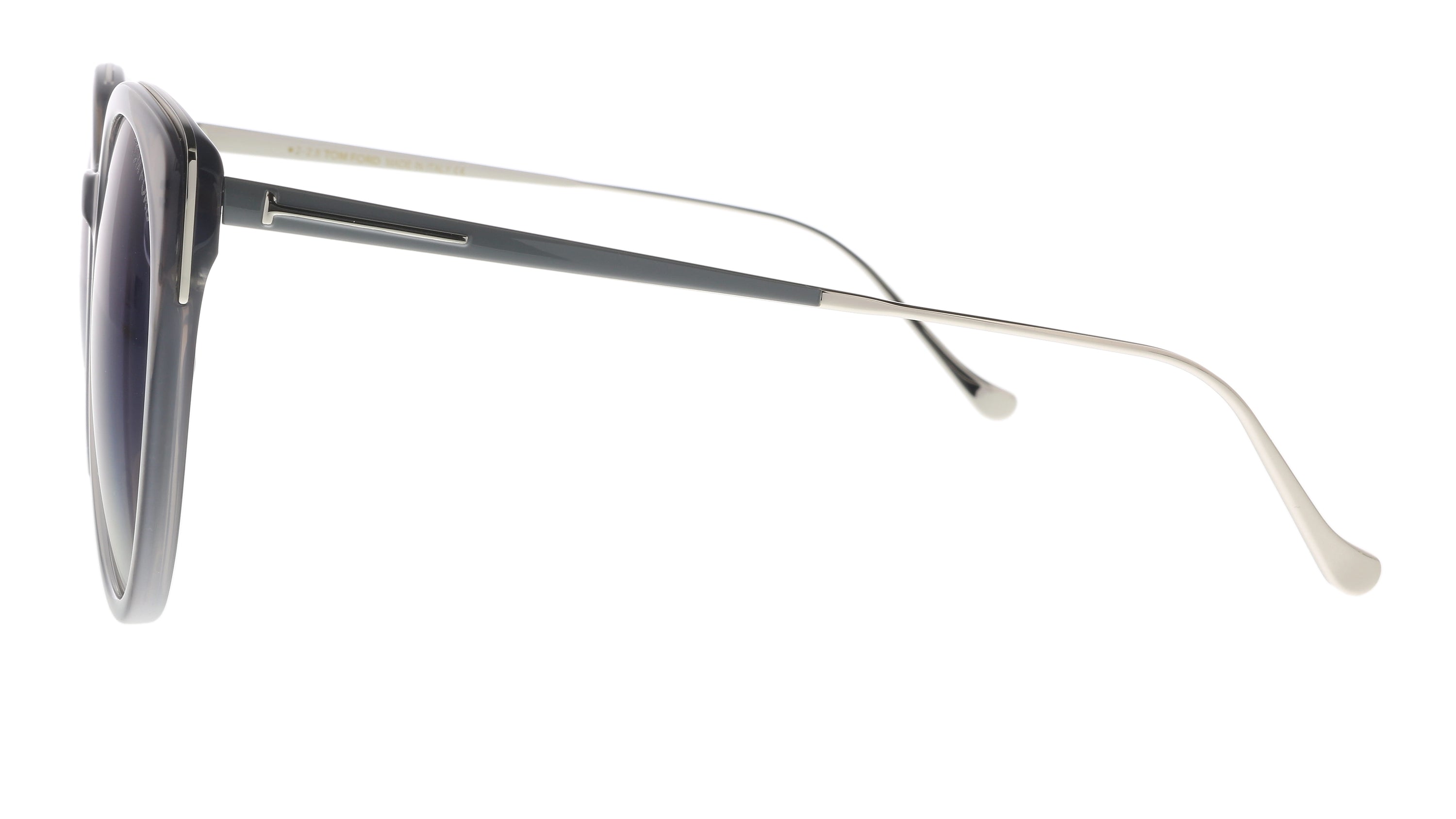 Tom Ford Grey Round FT0641-K 20C Sunglasses