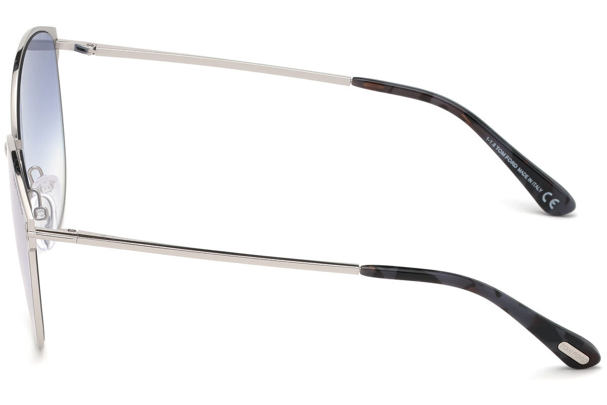Tom Ford Silver Cat Eye FT0654 16Z Sunglasses