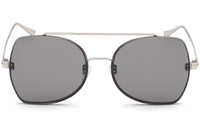 Tom Ford Silver Rectangle FT0656 16A Sunglasses