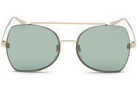 Tom Ford Gold Rectangle FT0656 28Q Sunglasses
